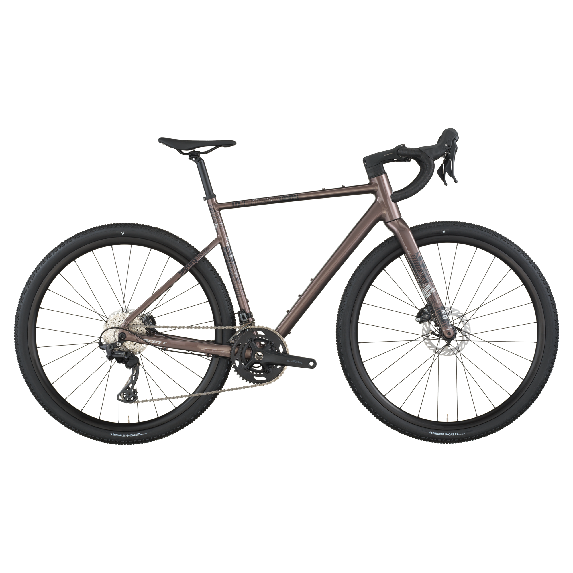 Scott Speedster Gravel Team 2026 - Shimano GRX 2x12sp - Alex Race X25 Disc