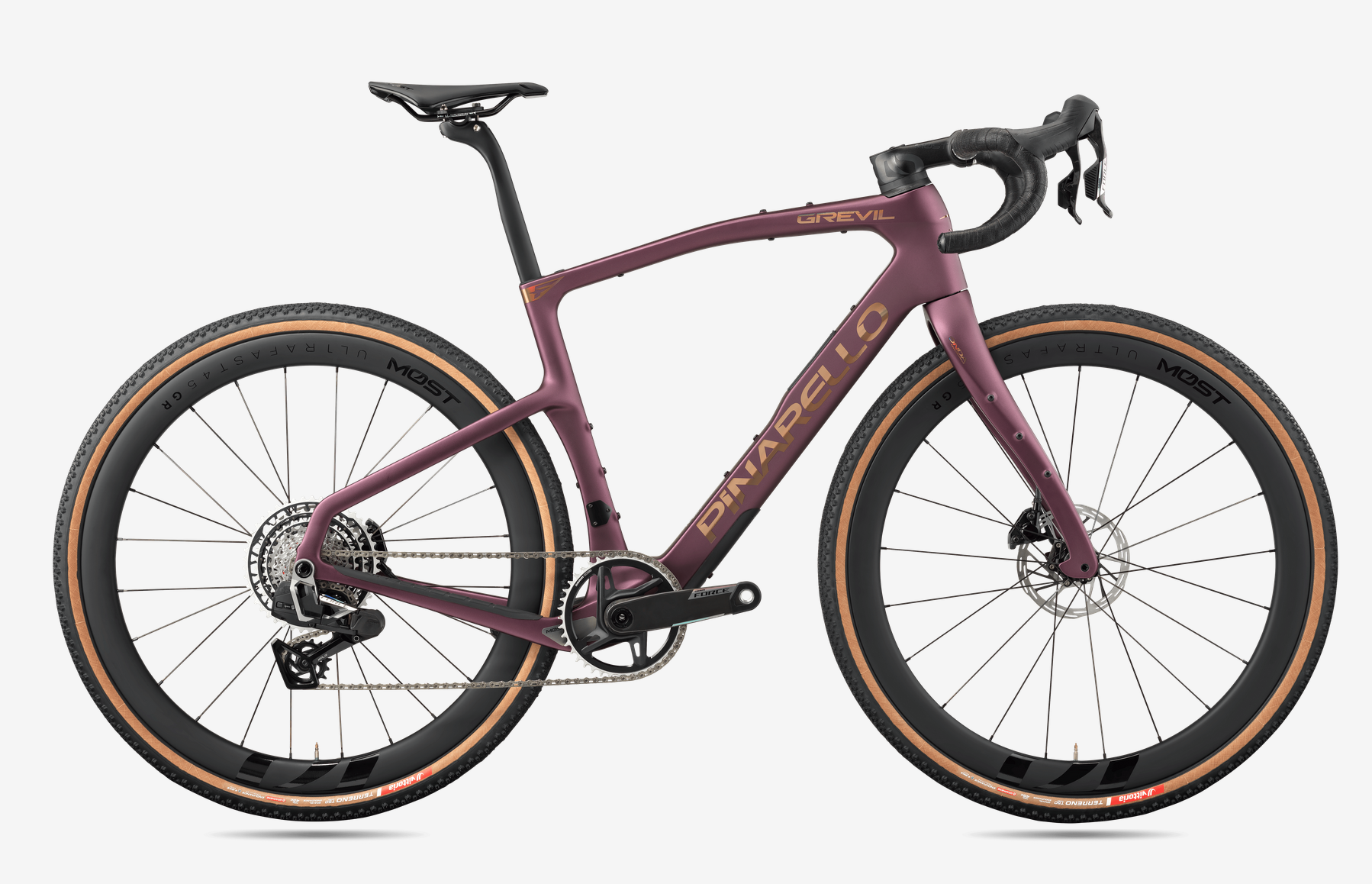 Pinarello Grevil F7 2026 - Sram Force XPLR 1x13sp - MOST Gravel Carbon 45