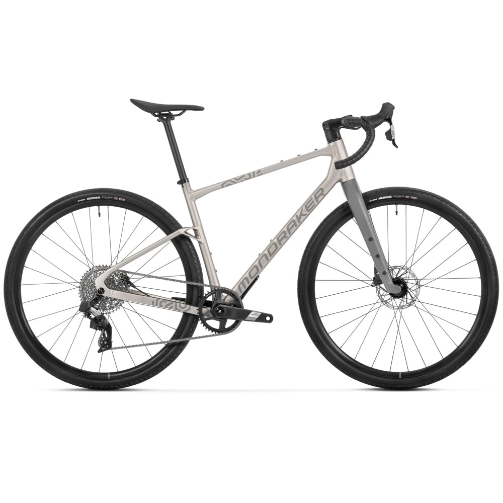 Mondraker Arid R golden silver 2025 - SRAM Apex XPLR AXS D1 - Maxxis Reaver