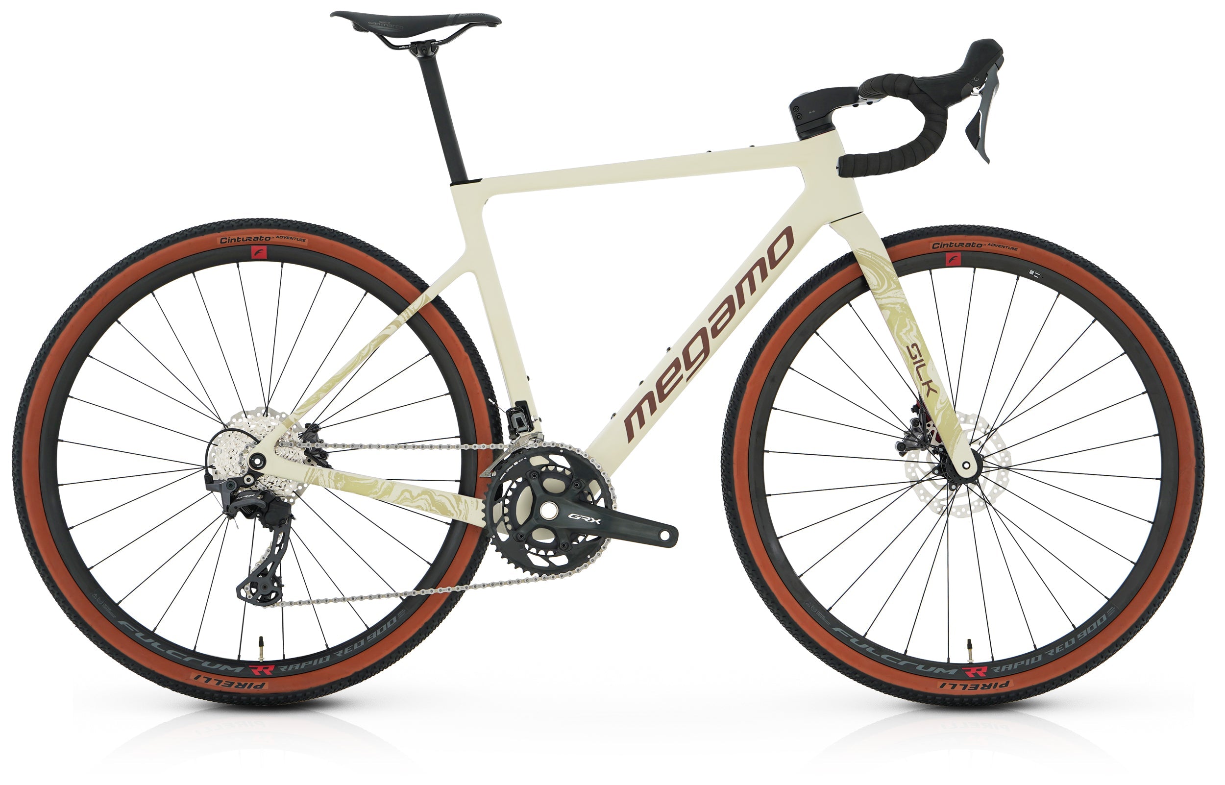 Megamo Silk 08 2025 - Shimano GRX 2x12sp - Fulcrum Rapid Red 900
